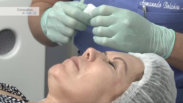 Tratamiento facial con plasma